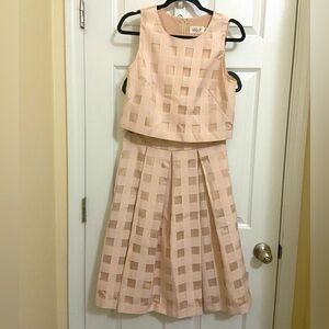 Two piece set in blush